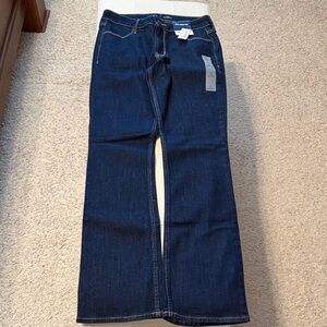 Old Navy Dark Blue Mid-Rise WOW Boot-Cut size 4 Jeans NWT